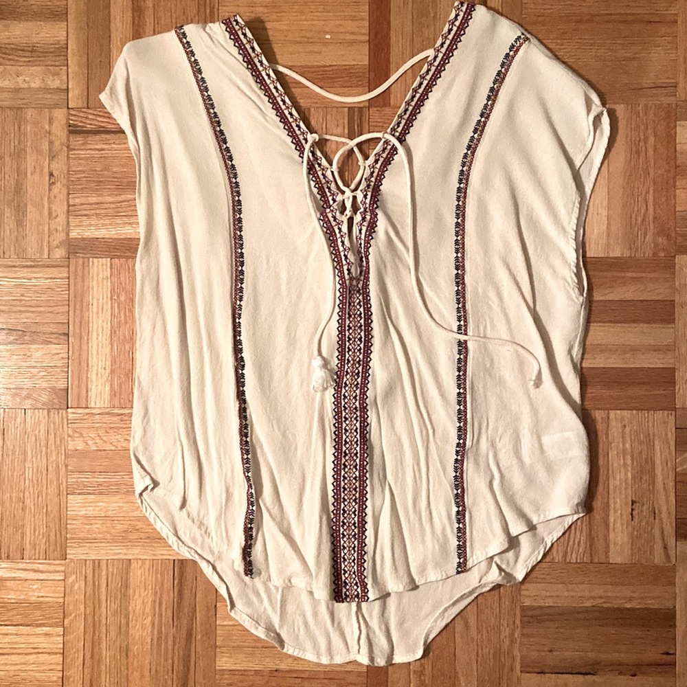 Bohemian Short Sleeved Blouse